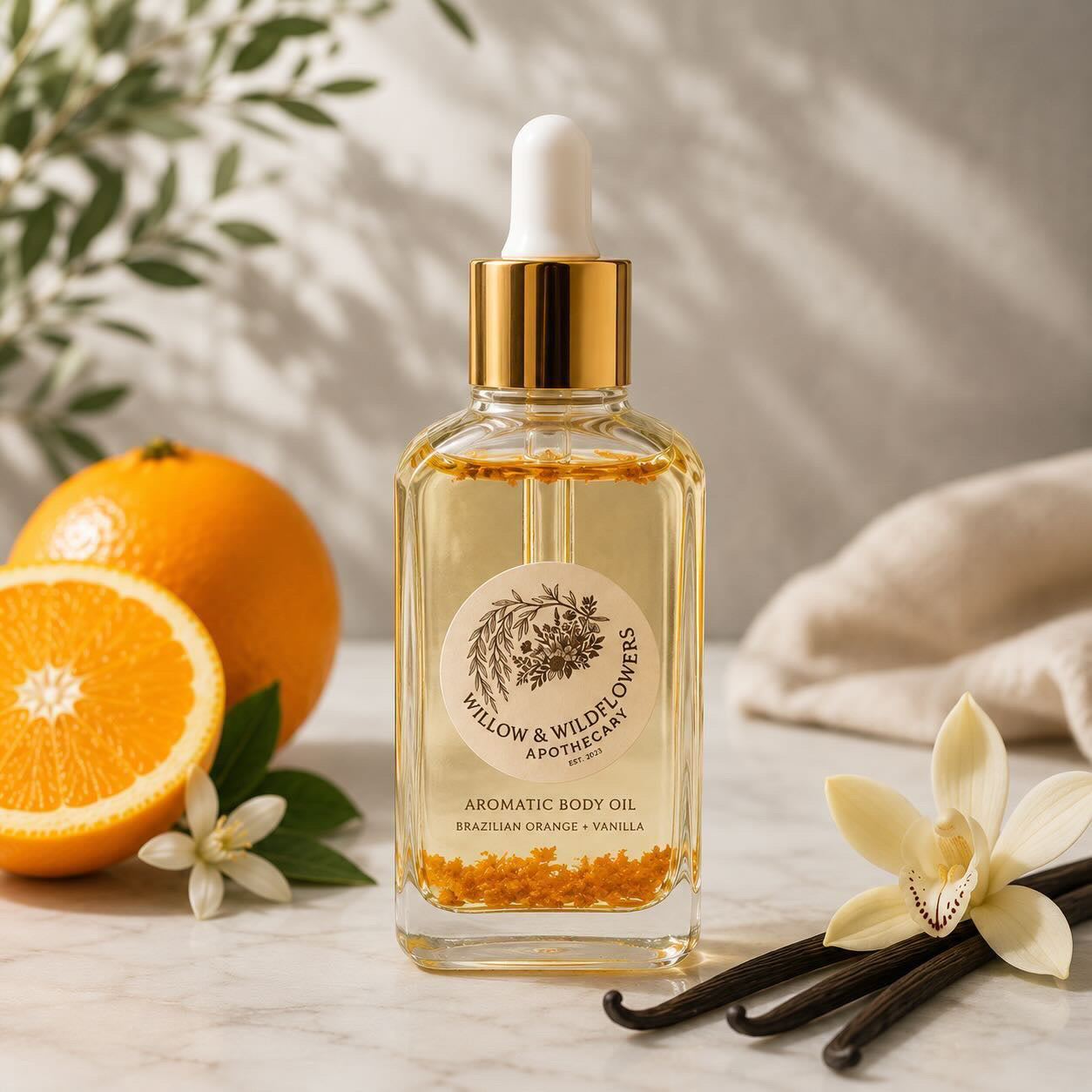 Orange + Vanilla Body Oil