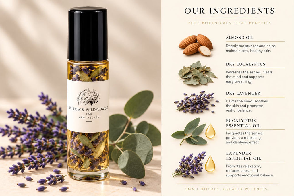 Eucalyptus + Lavender Body Oil Roll on