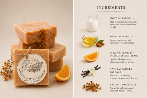 Brazilian Orange + Vanilla Bar Soap