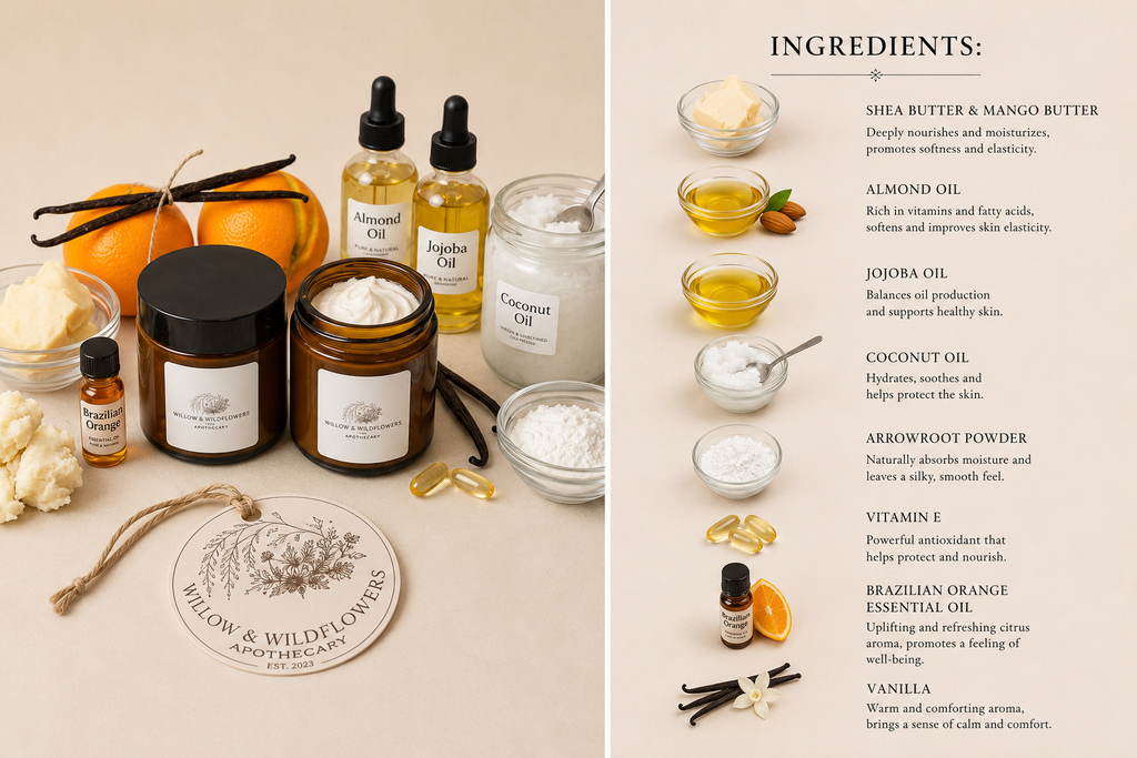 Brazilian Orange + Vanilla Whipped Body Butter