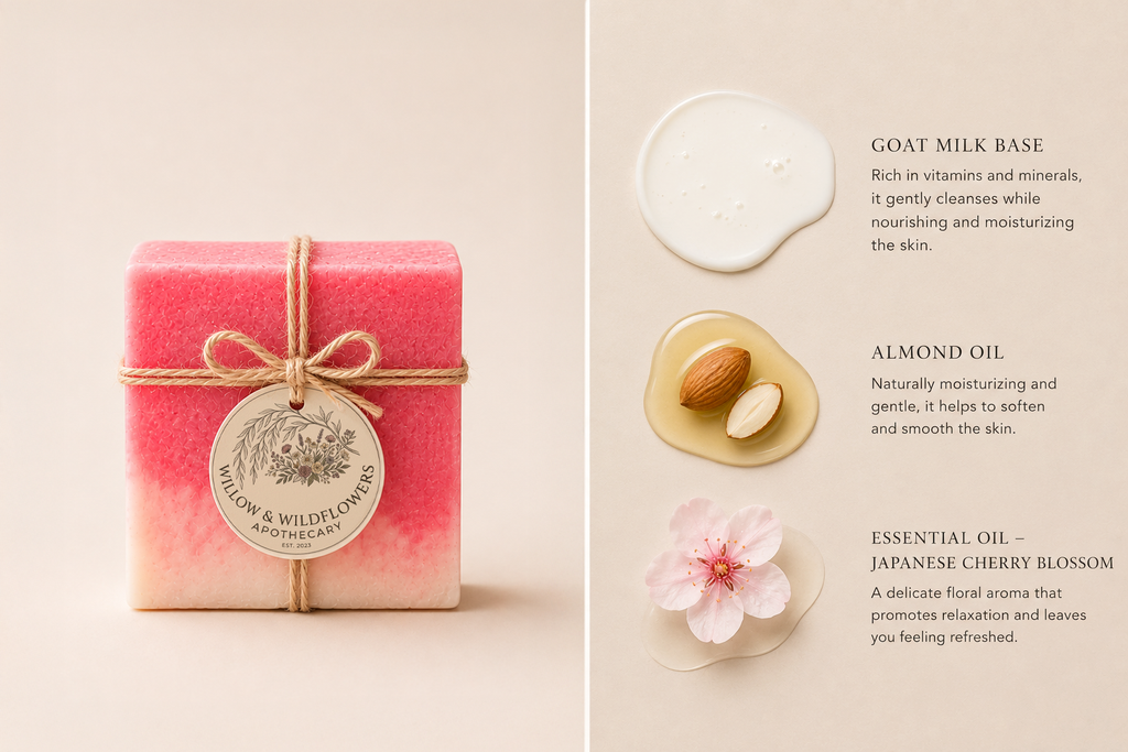 Jananese Cherry Blossom Soap Bar