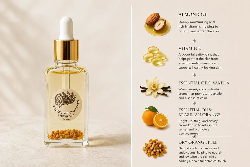 Orange + Vanilla Body Oil
