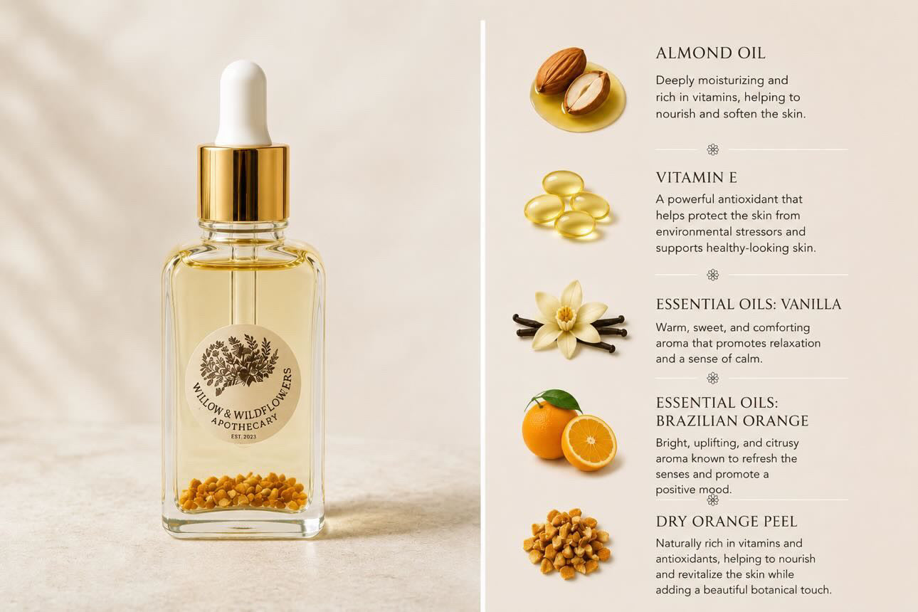 Orange + Vanilla Body Oil