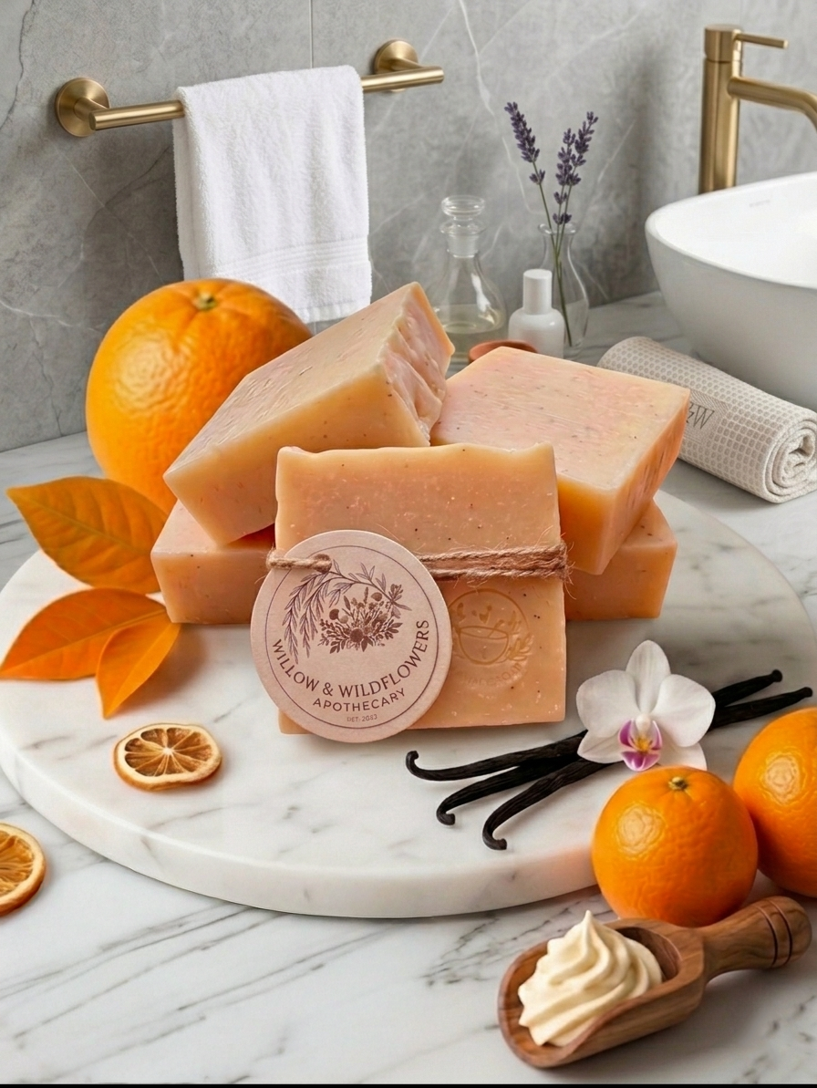 Brazilian Orange + Vanilla Bar Soap