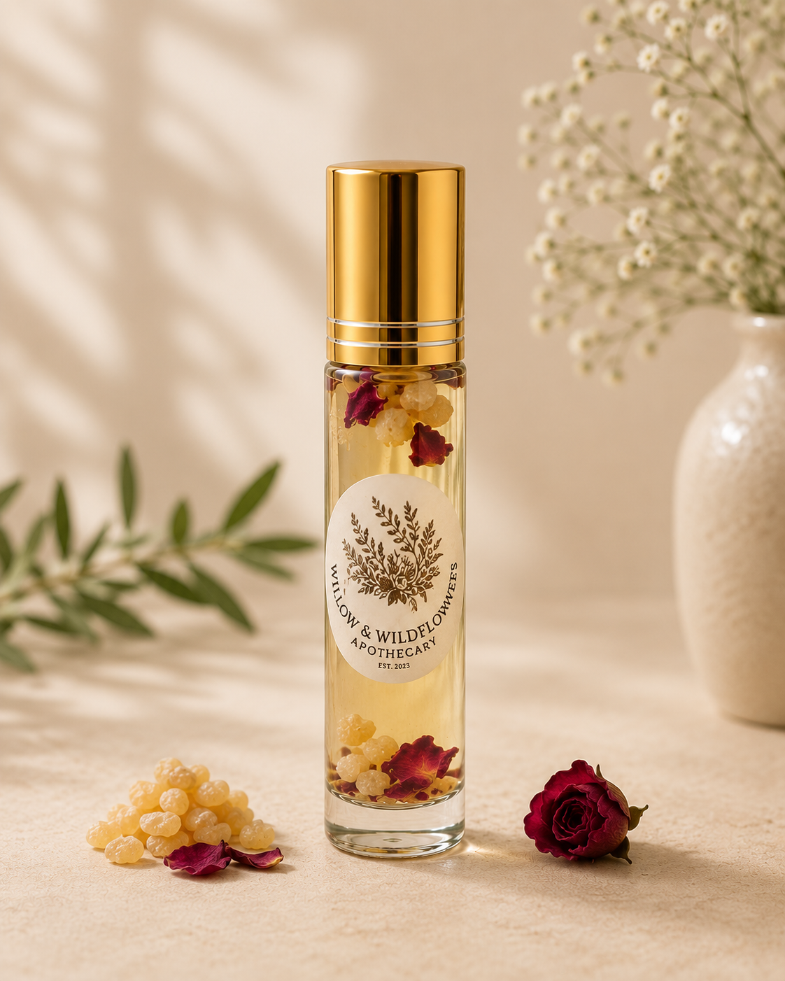 Frankincense and Rose Oil