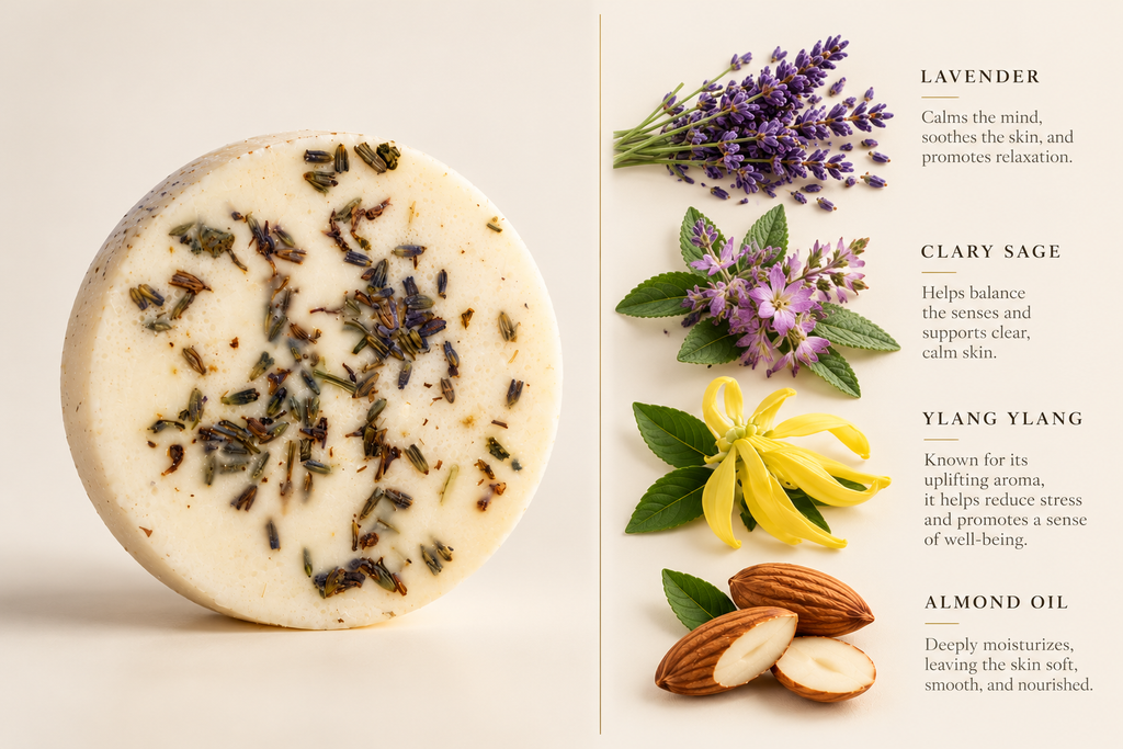 Goat Milk Soap — Lavender, Clary Sage & Ylang Ylang