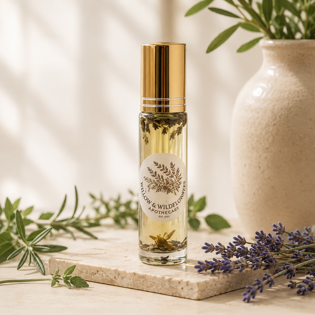 Aromatic Roll-On Oil – Herbs + Lavender