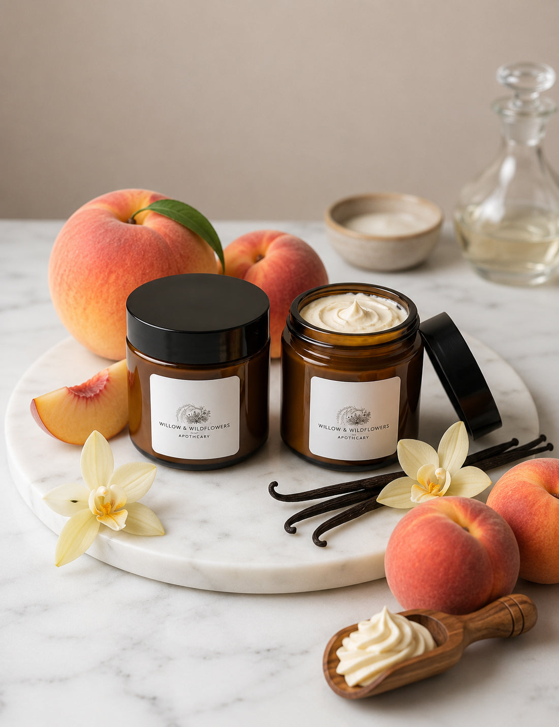 Peach & Vanilla Whipped Body Butter