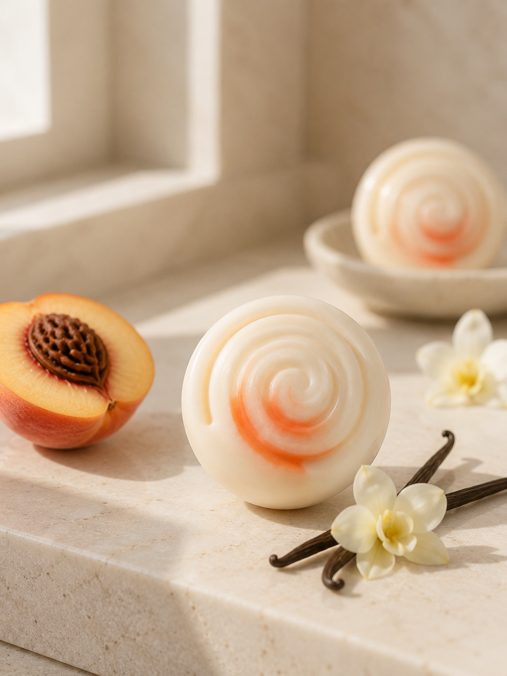Peach + Vanilla Soap Bar