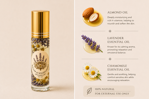 Aromatic Roll-On Oil – Lavender + Chamomile