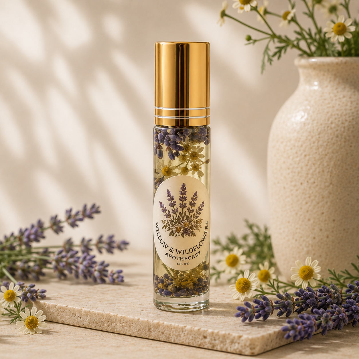 Aromatic Roll-On Oil – Lavender + Chamomile
