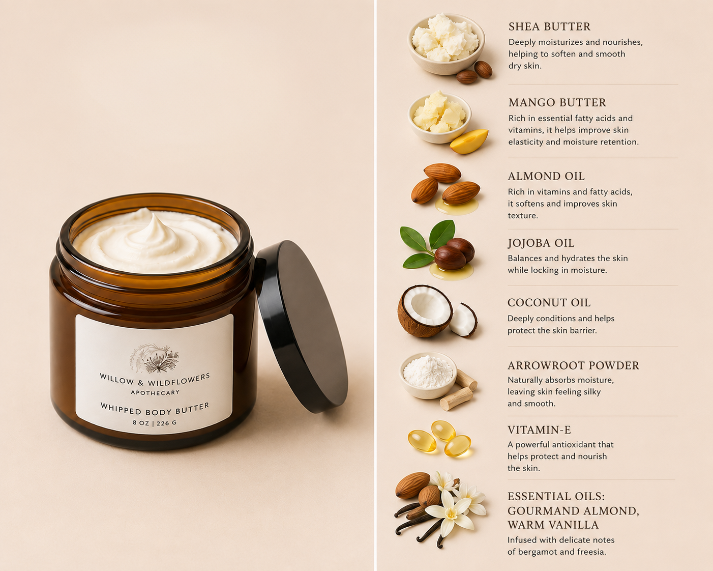 Golden Velvet Whipped Body Butter